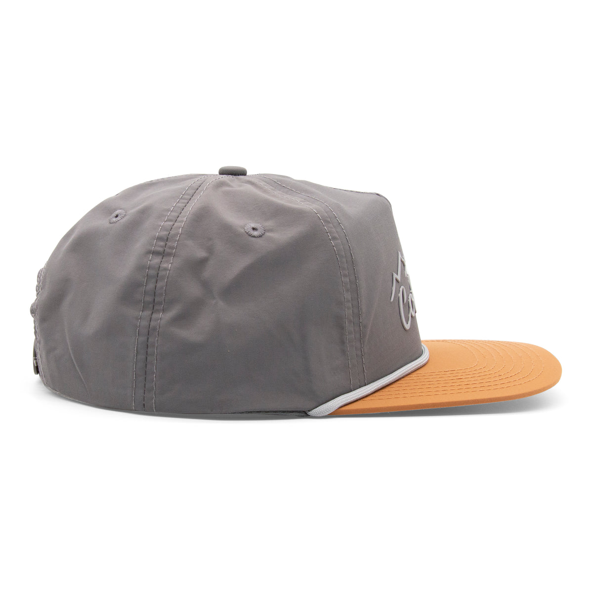 Adult Colorado Mountain Peaks Rope Hat - Tan Right Side
