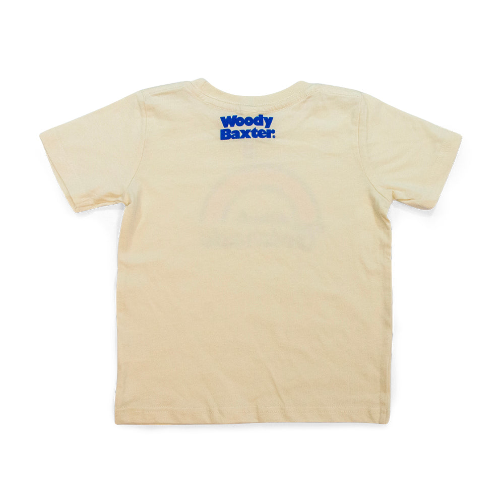 Toddler Girls Colorado Rainbow T-Shirt white back view
