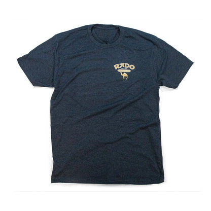 Men’s Rado Camel T-Shirt yellow back view