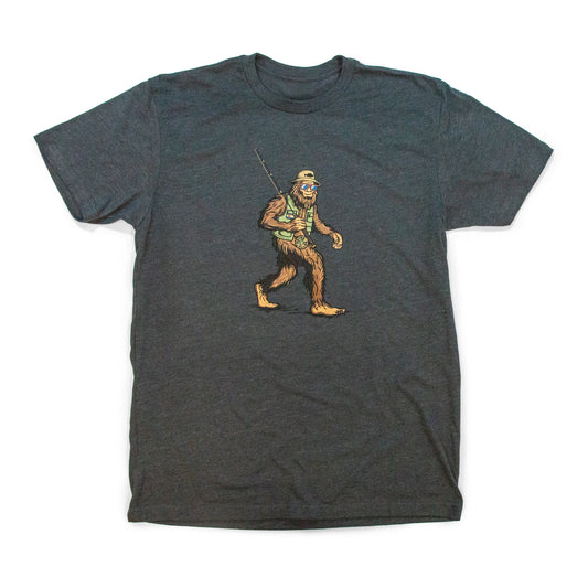 Men’s Colorado Bigfoot Fishing T-Shirt navy front view
