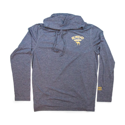 Men’s Rado Camel Hooded T-Shirt black front view