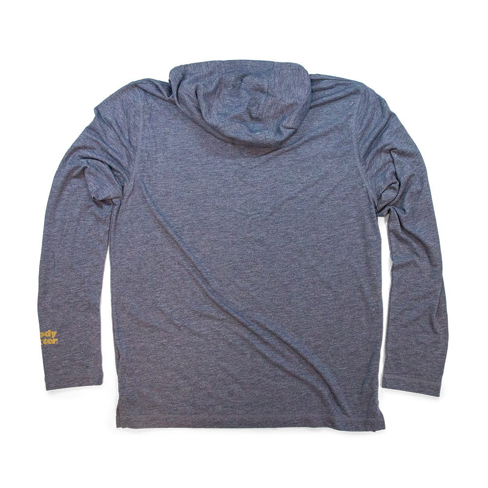 Men’s Rado Camel Hooded T-Shirt black back view