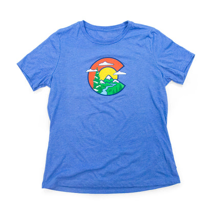 Women’s Colorado Clouds T-Shirt black front view