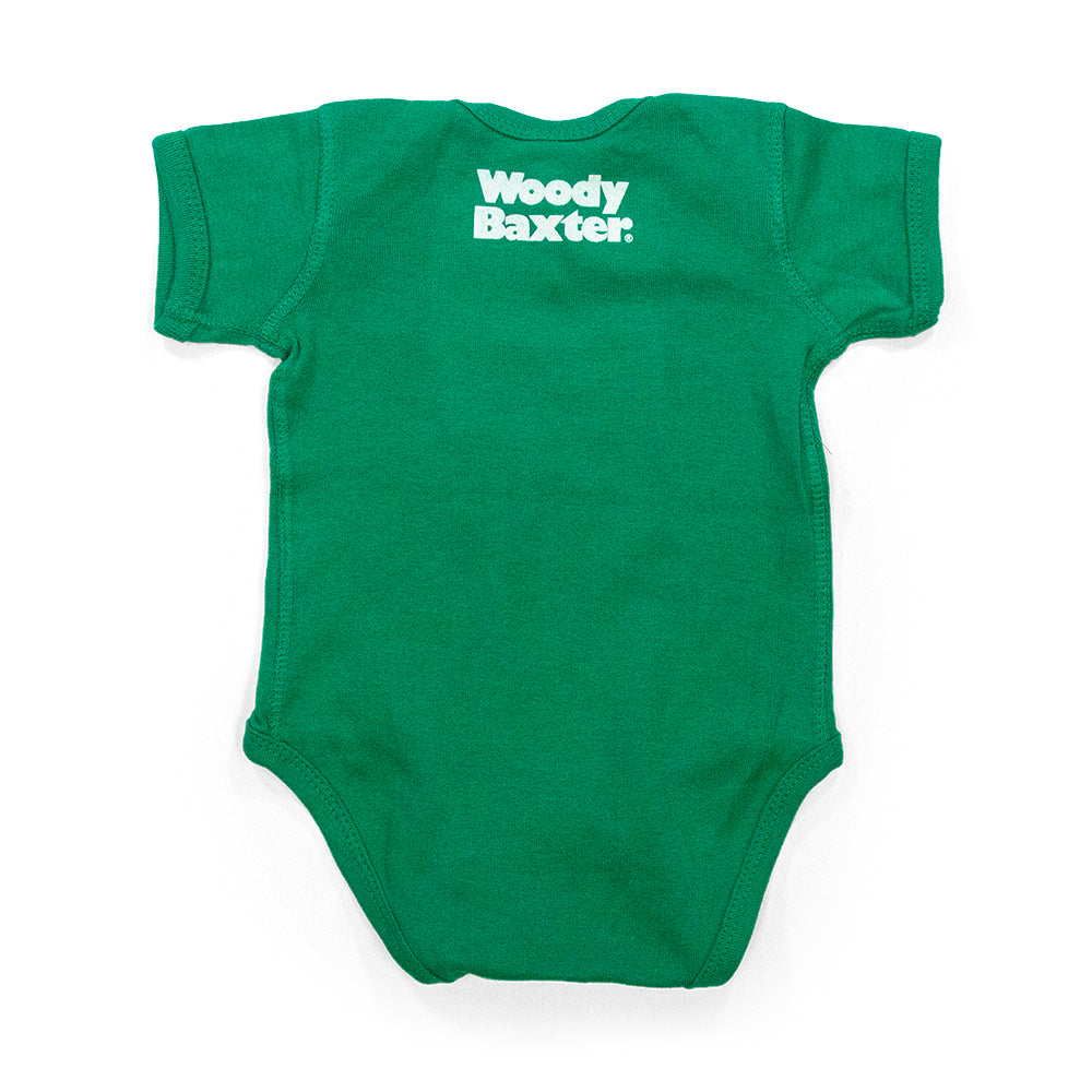 Colorado Mountains Onesie turqouise back view