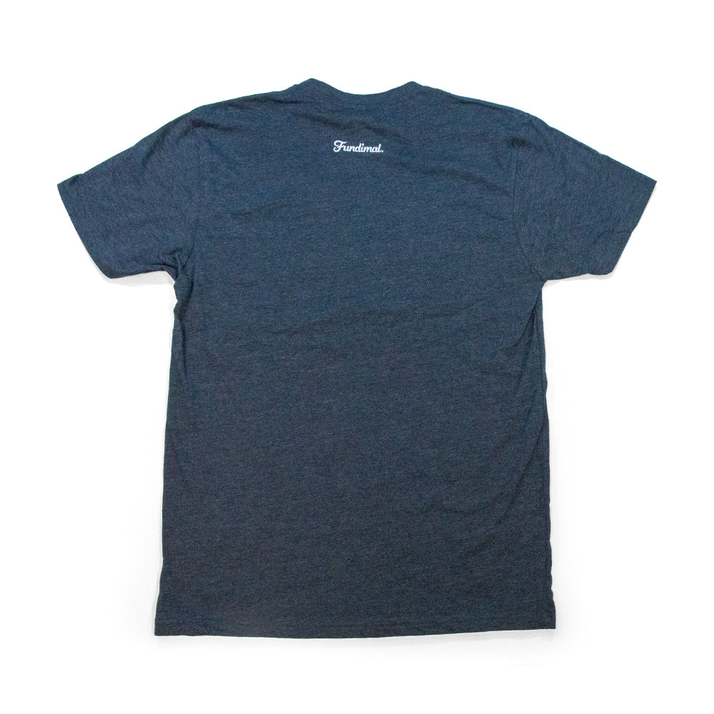 Men’s Colorado Bigfoot Camping T-Shirt navy back view