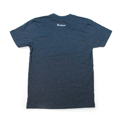 Men’s Colorado Bigfoot Camping T-Shirt navy back view