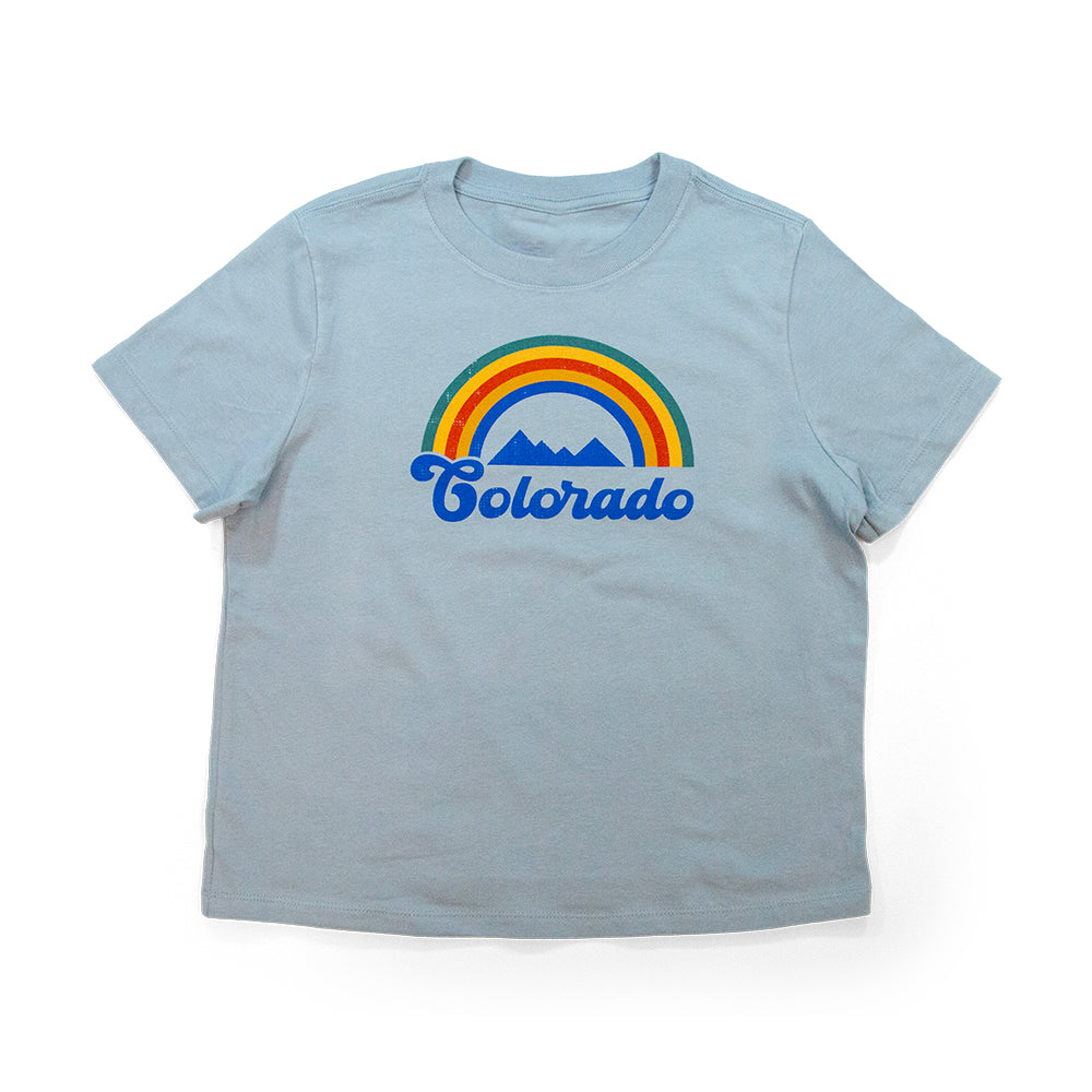 Women’s Colorado Rainbow T-Shirt natural back view