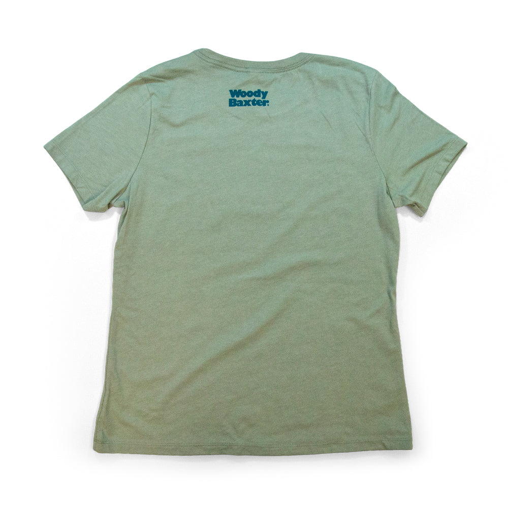 Women's Colorado Tree Tops T-Shirt black back view