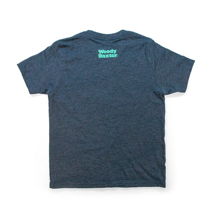 Kids Colorado Paint Strokes T-Shirt black back view
