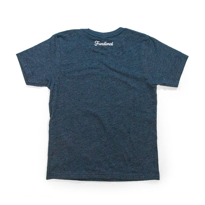 Toddler Colorado Bigfoot Camping T-Shirt navy back view