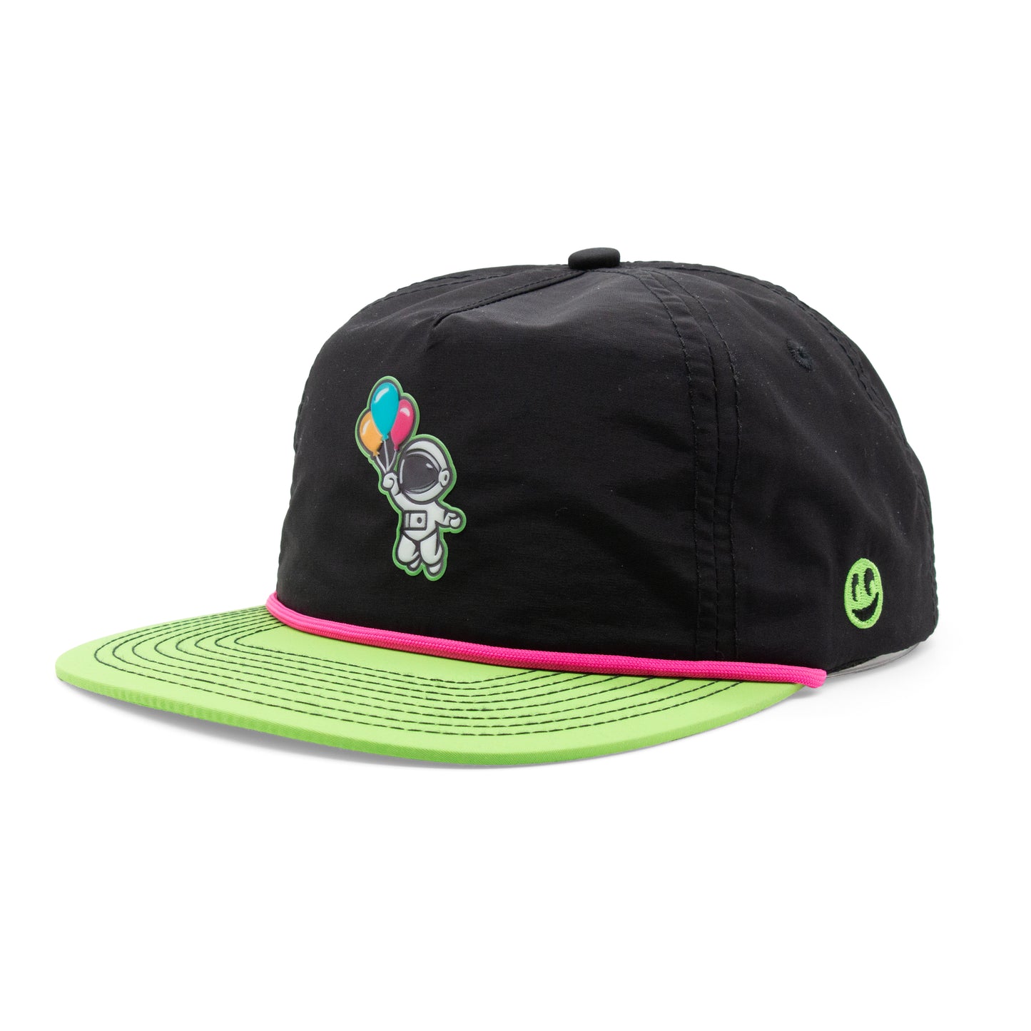 Adult Astronaut Rope Hat black front view