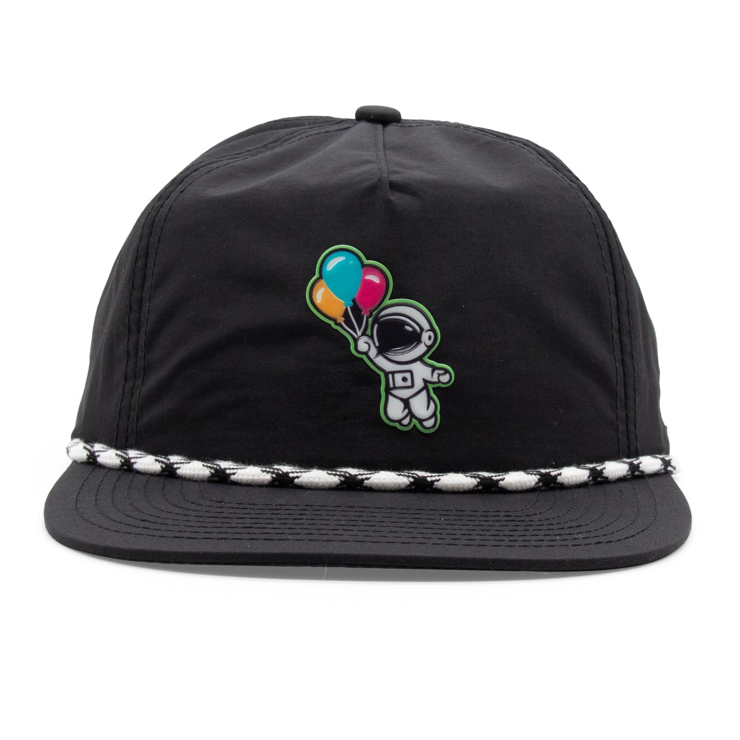 Adult Astronaut Rope Hat black back view