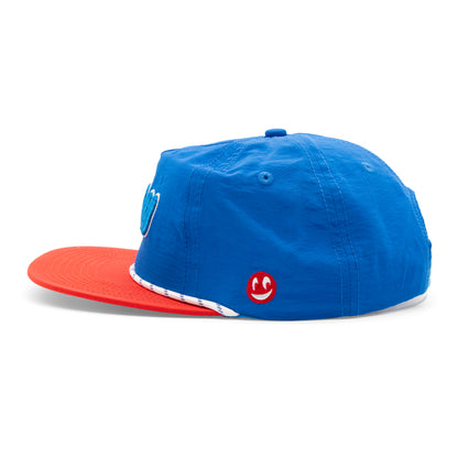 Adult POW Vintage Rope Hat royal right side view