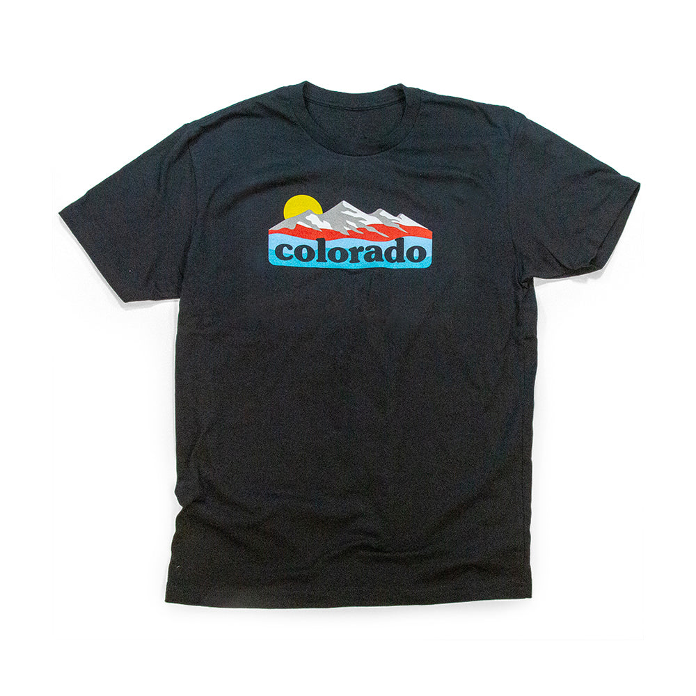 Men's Colorado Mountains Sunrise T-Shirt
