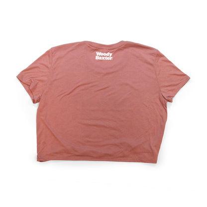 Women's Colorado Mountain Sunrise Crop T-Shirt