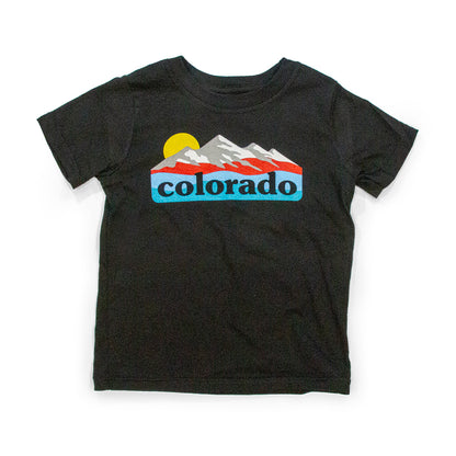 Toddler Colorado Mountains Sunrise T-Shirt