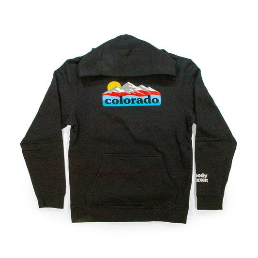 Kids Colorado Mountains Sunrise Hoodie