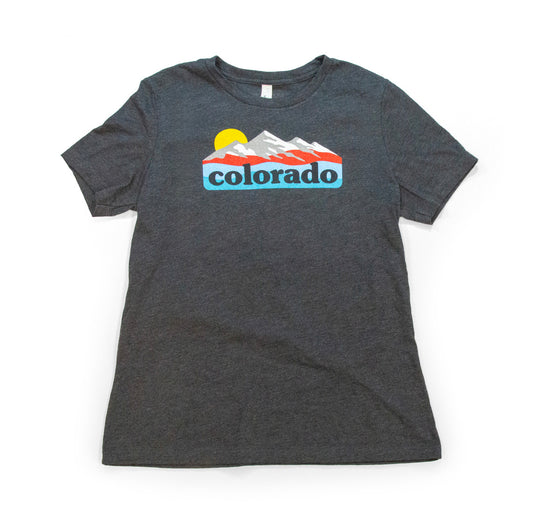 Women's Colorado Mountains Sunrise T-Shirt