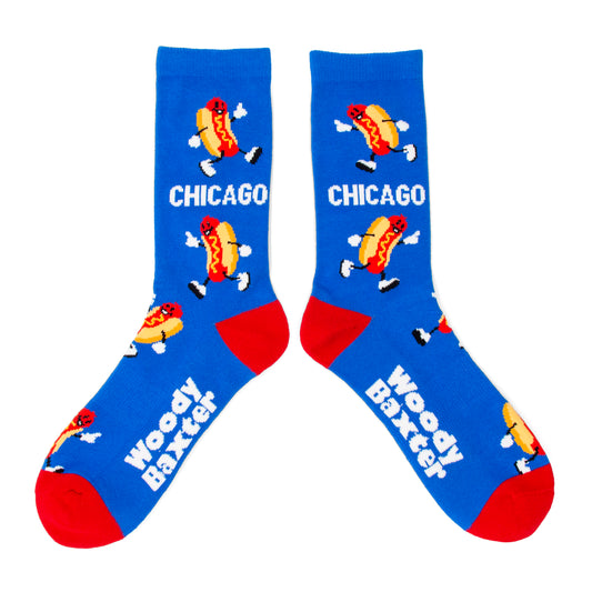 Adult Chicago Hot Dog Socks