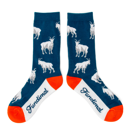 Adult Mountain Goats All Over  Socks