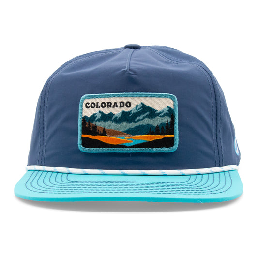 Adult Colorado Mountain Patch Rope Hat