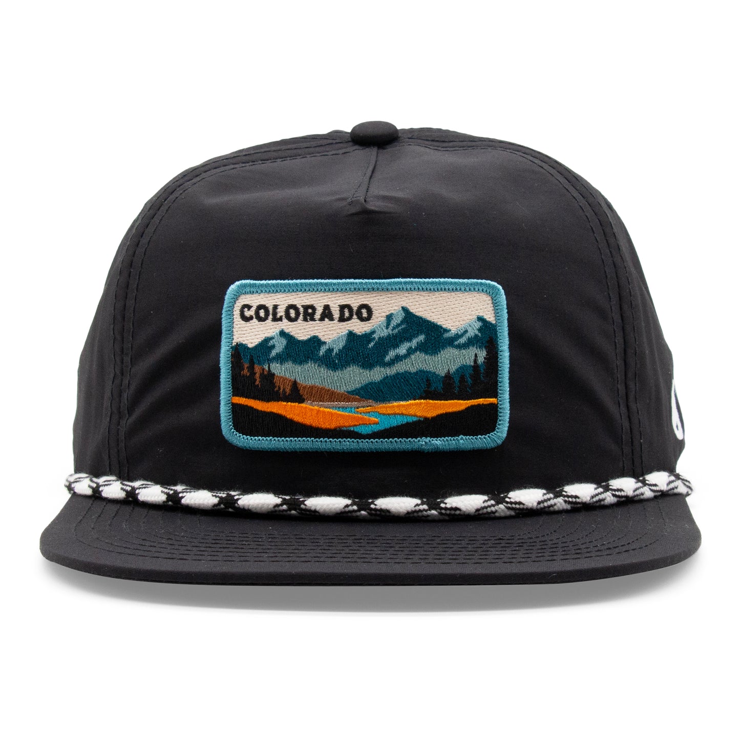 Adult Colorado Mountain Patch Rope Hat