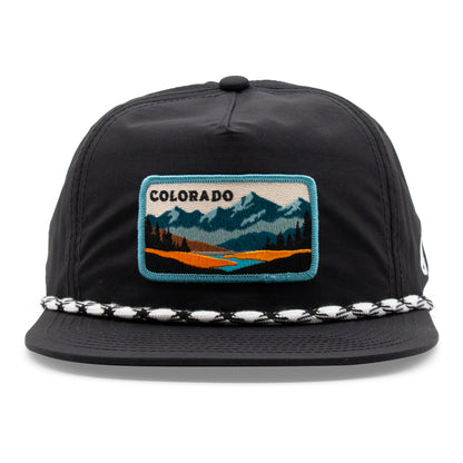 Adult Colorado Mountain Patch Rope Hat
