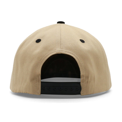 Adult New Mexico Zia Tan/Black Curved Bill Hat