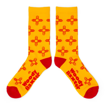 Adult New Mexico Zia All Over Socks
