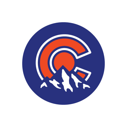 Colorado Mountains Sticker royal