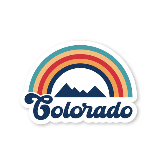 Colorado Rainbow Sticker