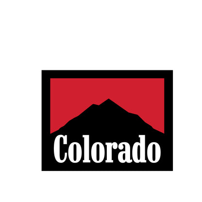Colorado Peak Pack Sticker black