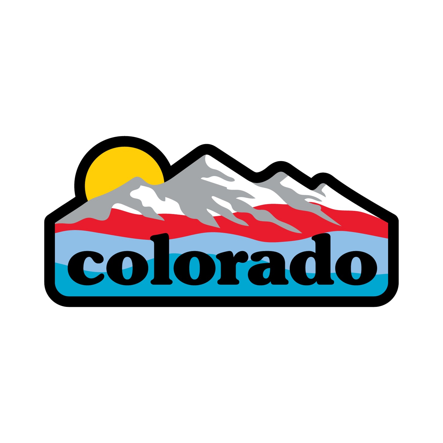 Colorado Sunrise Sticker